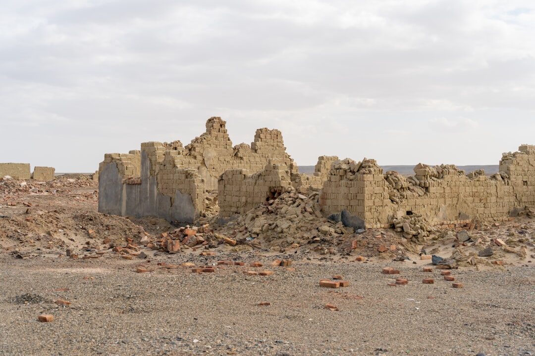 abandoned ancient city ruins