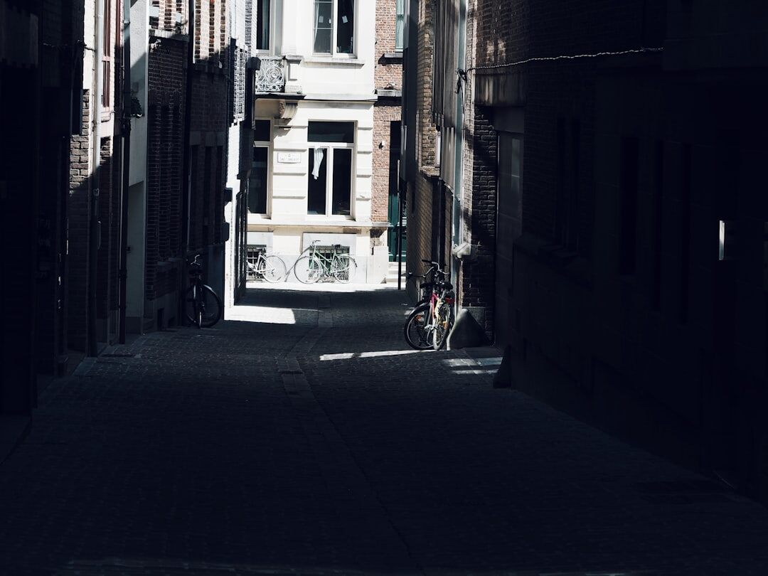 shadowy figure in alley