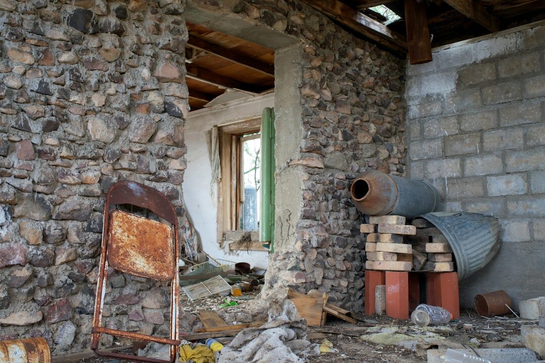 haunted old house interior